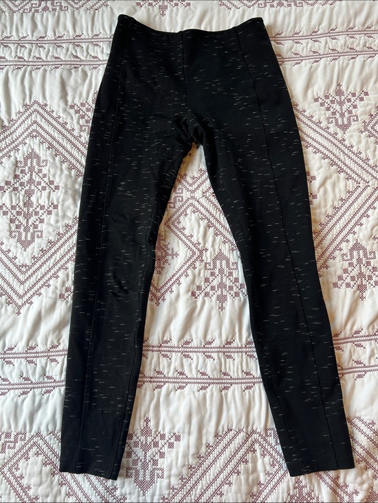 Lysse Pants - Lysse Black Heathered Pull-On Leggings
